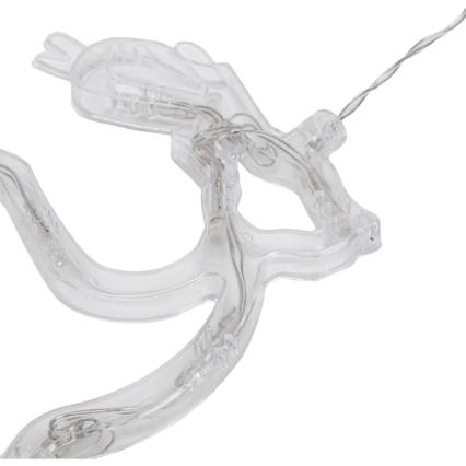 LED Decorațiune de Crăciun LED/3xAAA/alb cald ren