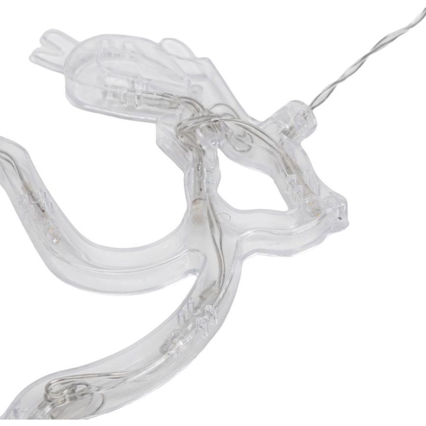 LED Decorațiune de Crăciun LED/3xAAA/alb cald ren