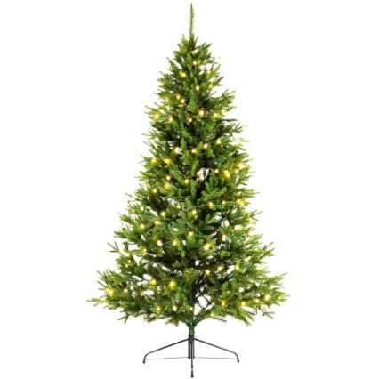 Instalație luminoasă LED de exterior pentru Crăciun, 100 LED/8 funcții, 15 m, IP44, alb cald