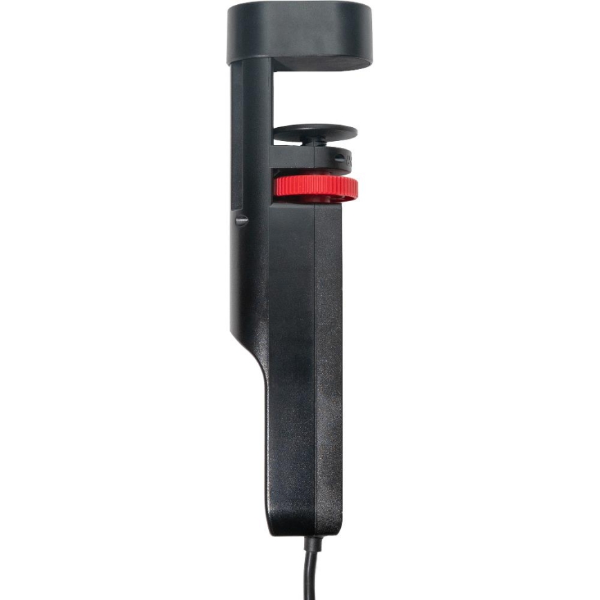 Prelungitor cu prindere pe masă, 3 prize Tip E + 2x USB-A + 1x USB-C, 1,5 m, negru