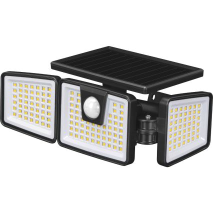 Proiector solar LED cu senzor/6,5W/3,7V 1200 mAh IP44