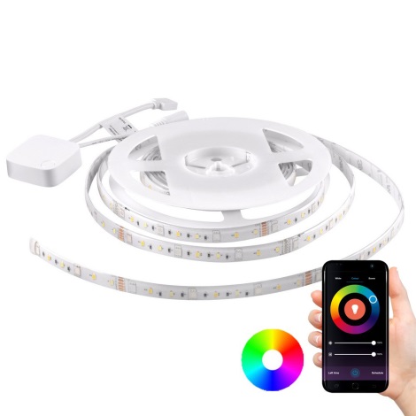 RGB LED Bandă dimmabilă Wi-fi + funcție muzicală LED/20W 5 m Tuya