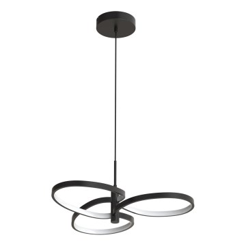 RIBBON Lustră LED pe cablu, 25W, 230V, 4000K, negru