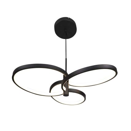 RIBBON Lustră LED pe cablu, 25W, 230V, 4000K, negru