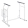 Ridder - Bare de sprijin mobile pentru WC, 66 x 71,5 cm, albe