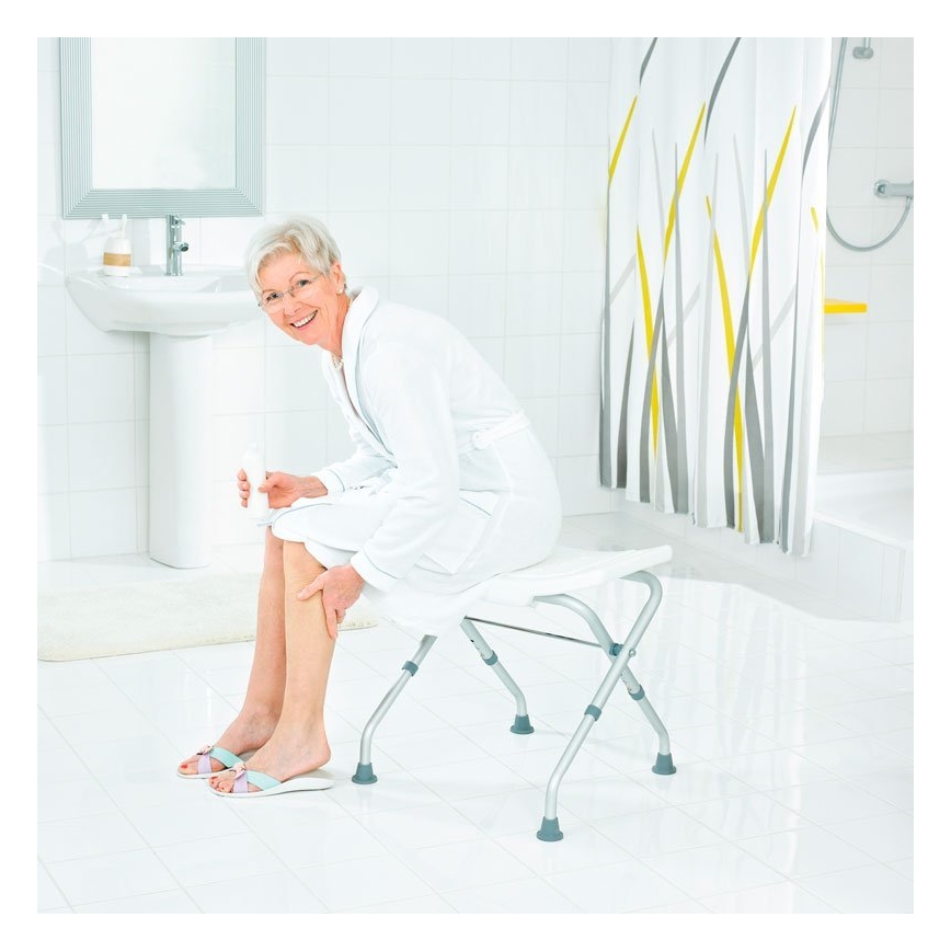 Ridder - Scaun pliant 50x51 cm alb