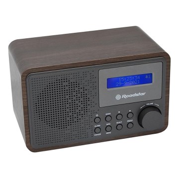 Roadstar HRA-700D+/WD - Radio DAB+/FM cu ceas deșteptător, 16W/230V/4xAA