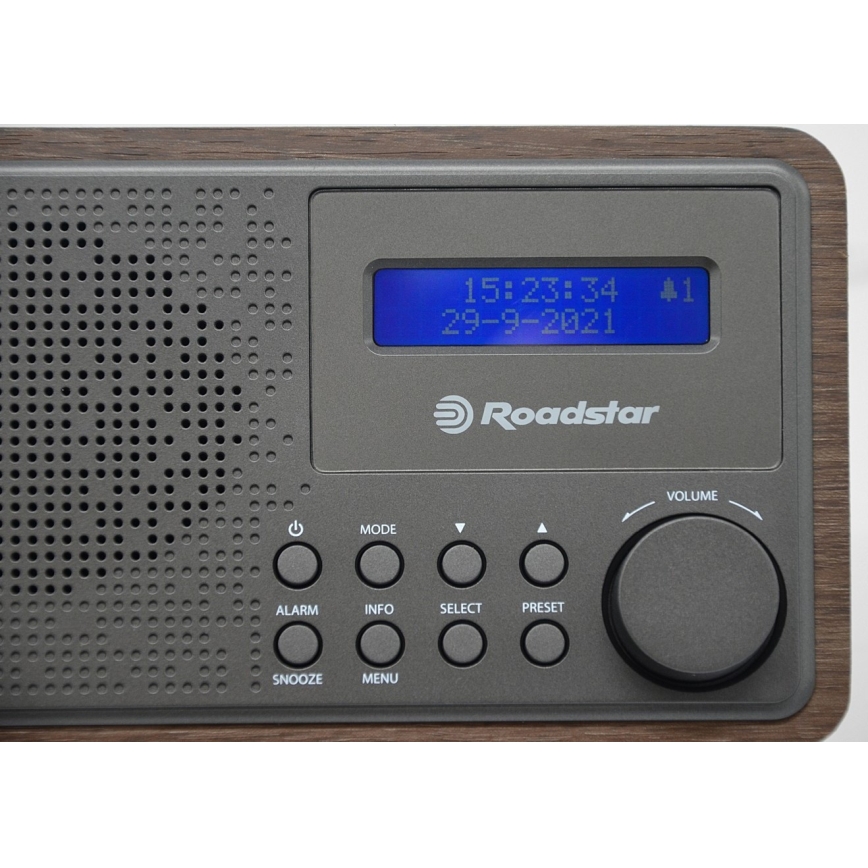 Roadstar HRA-700D+/WD - Radio DAB+/FM cu ceas deșteptător, 16W/230V/4xAA