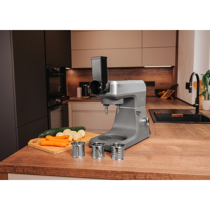 Concept RM6000 - Robot de bucătărie planetar DOUGH EXPERT 1900W/230V antracit/inox