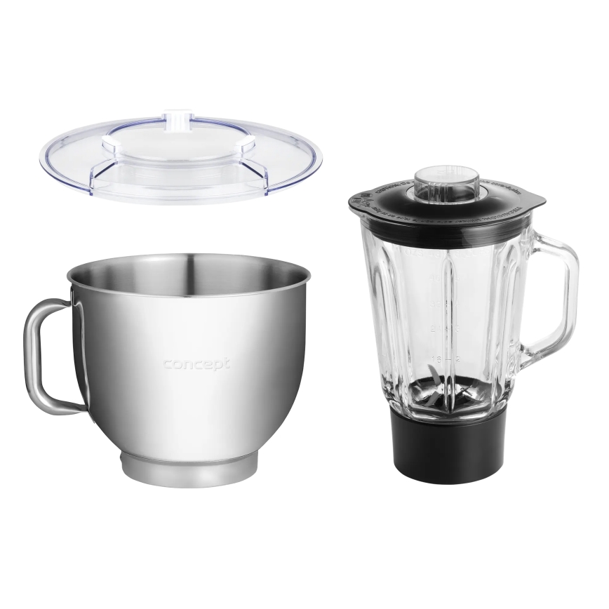 Concept RM6000 - Robot de bucătărie planetar DOUGH EXPERT 1900W/230V antracit/inox