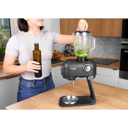 Robot de bucătărie Concept RM8000 cu bol din oțel inoxidabil, 1200 W / 230 V, negru