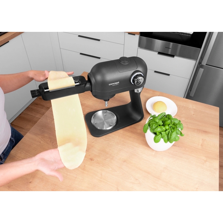 Robot de bucătărie Concept RM8000 cu bol din oțel inoxidabil, 1200 W / 230 V, negru