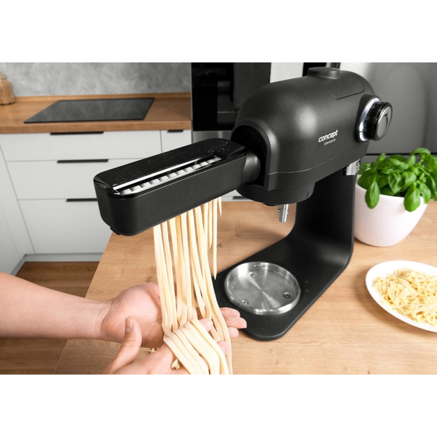 Robot de bucătărie Concept RM8000 cu bol din oțel inoxidabil, 1200 W / 230 V, negru
