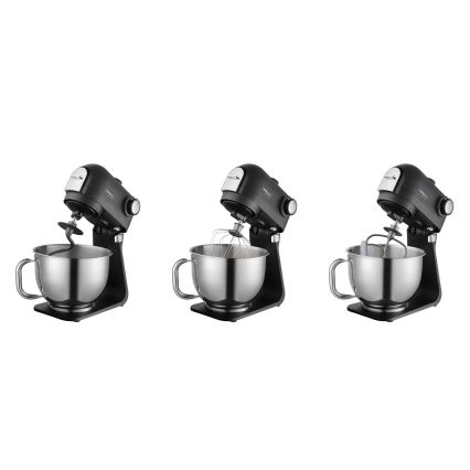 Robot de bucătărie Concept RM8000 cu bol din oțel inoxidabil, 1200 W / 230 V, negru