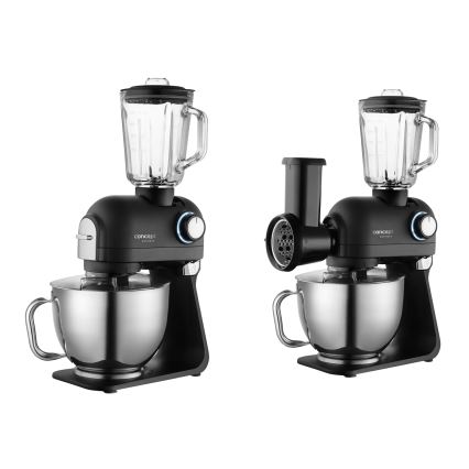 Robot de bucătărie Concept RM8000 cu bol din oțel inoxidabil, 1200 W / 230 V, negru