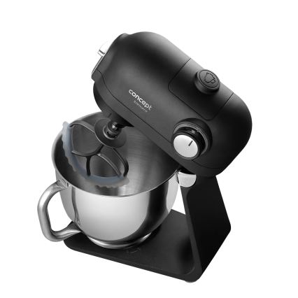 Robot de bucătărie Concept RM8000 cu bol din oțel inoxidabil, 1200 W / 230 V, negru