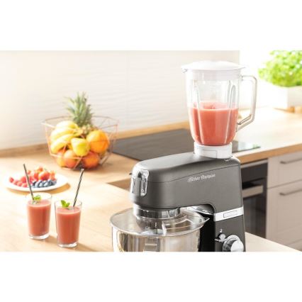 Robot de bucătărie cu castron din oțel inoxidabil Sencor 1000W/230V gri