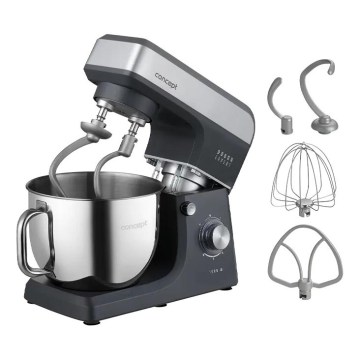 Robot de bucătărie planetar Concept RM6010 DOUGH EXPERT 1900W/230V antracit/inox