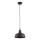 RODOS lustră suspendată pe cablu 1xE27/15W/230V, neagră