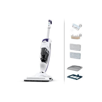 Rowenta - Aspirator 2-în-1 cu mop cu aburi CLEAN&STEAM