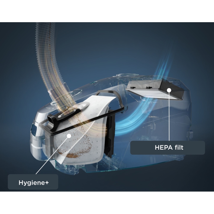 Rowenta - Aspirator cu sac GREEN FORCE MAX ECO TOTAL CLASSIC 900W/230V negru