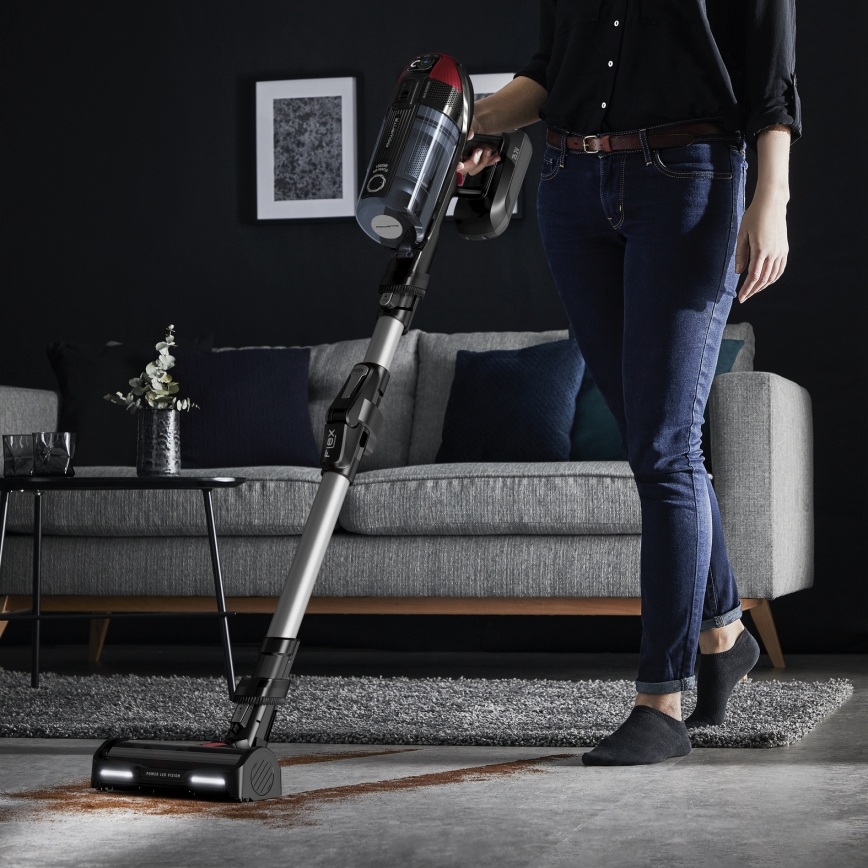 Rowenta - Aspirator vertical X-FORCE FLEX ANIMAL CARE, 320 W / 25,2 V, negru, 2000 mAh