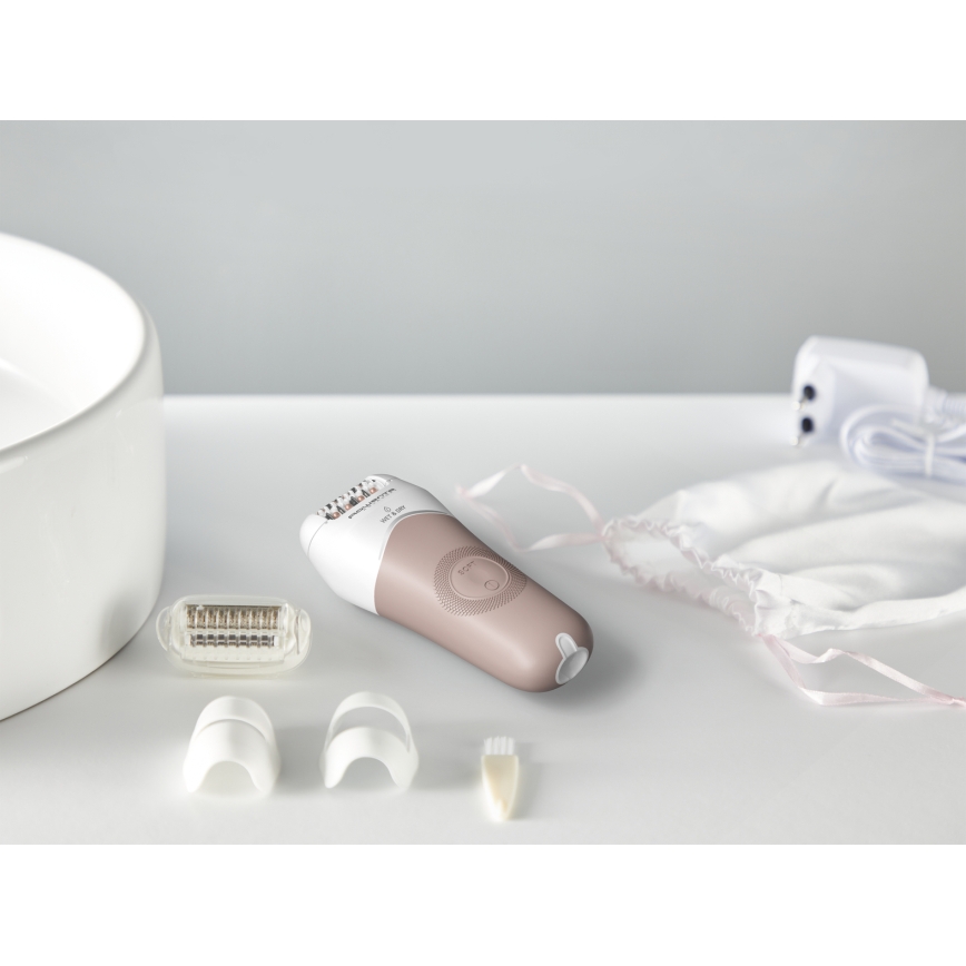 Rowenta - Epilator WET&DRY 4,5W/5V 600 mAh bej/auriu