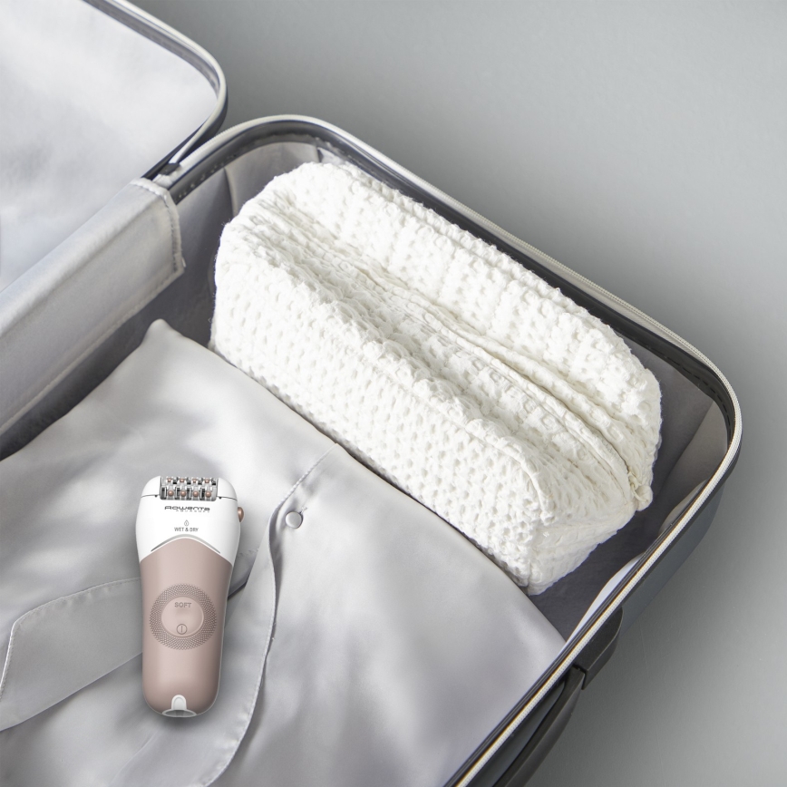 Rowenta - Epilator WET&DRY 4,5W/5V 600 mAh bej/auriu