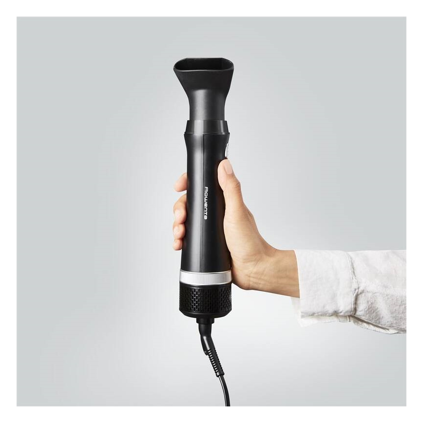 Rowenta - Perie cu aer cald EXPRESS STYLE, 900 W/230 V, negru/argintiu