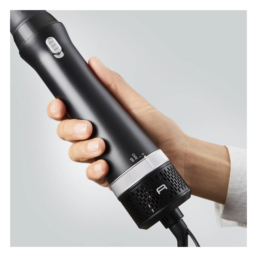 Rowenta - Perie cu aer cald EXPRESS STYLE, 900 W/230 V, negru/argintiu