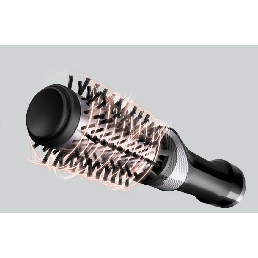 Rowenta - Perie rotativă cu aer cald BRUSH ACTIV 1000W/230V negru