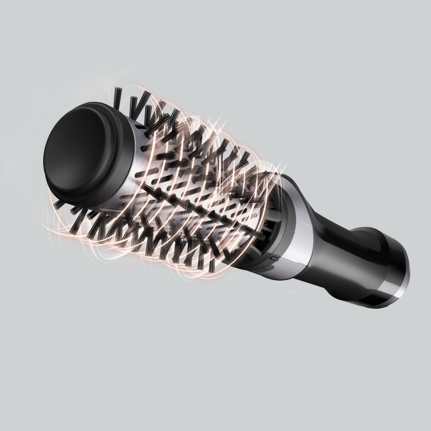 Rowenta - Perie rotativă cu aer cald BRUSH ACTIV 1000W/230V negru