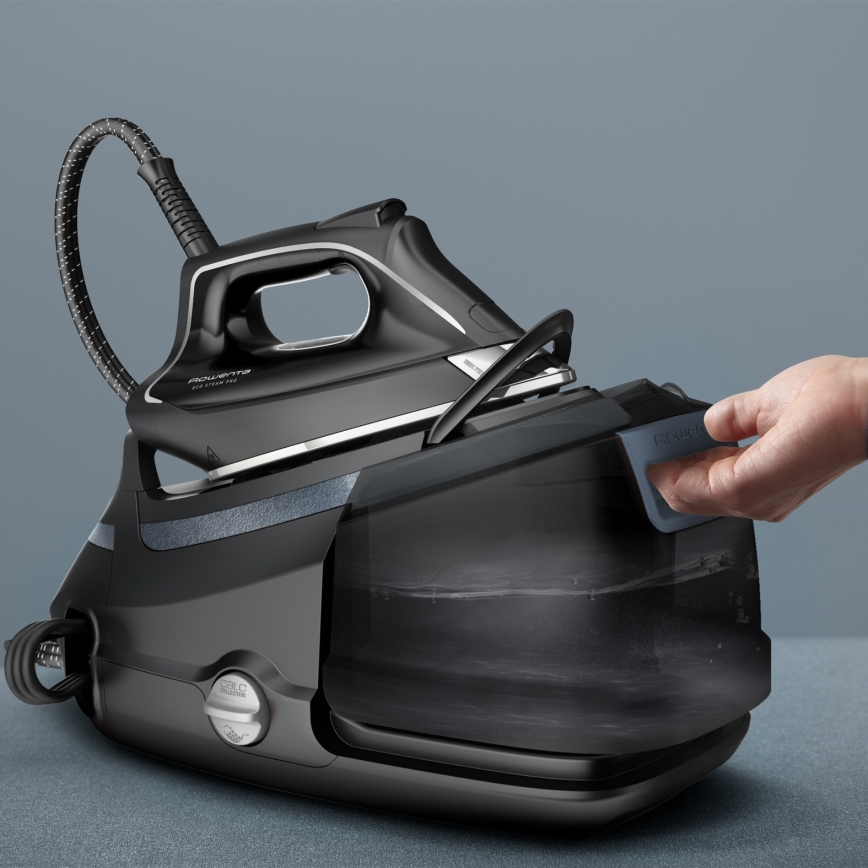Rowenta - Stație de călcat cu abur ECO STEAM 2800W/230V, neagră