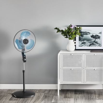Rowenta - Ventilator de podea cu repelent pentru țânțari ESSENTIAL+ 60W/230V 130 cm negru