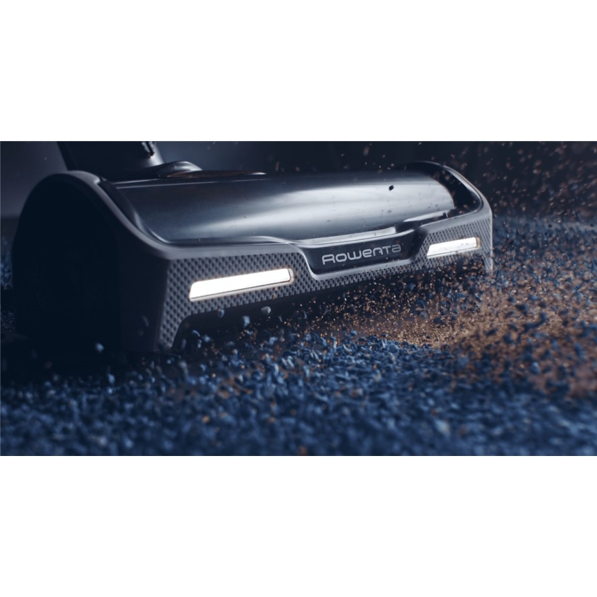 Rowenta - Aspirator vertical cu mop X-FORCE FLEX ANIMAL AQUA AUTO 3în1 480W/32,4V 2500 mAh albastru