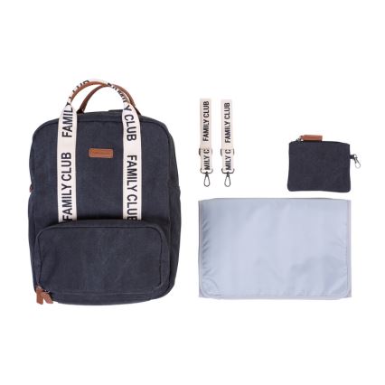 Rucsac de înfășat Childhome FAMILY CLUB negru