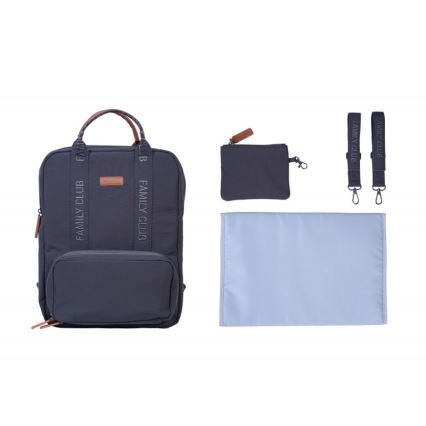 Rucsac de înfășat Childhome FAMILY CLUB SIGNATURE gri