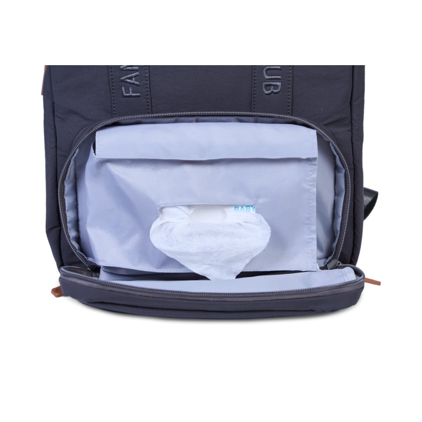 Rucsac de înfășat Childhome FAMILY CLUB SIGNATURE gri