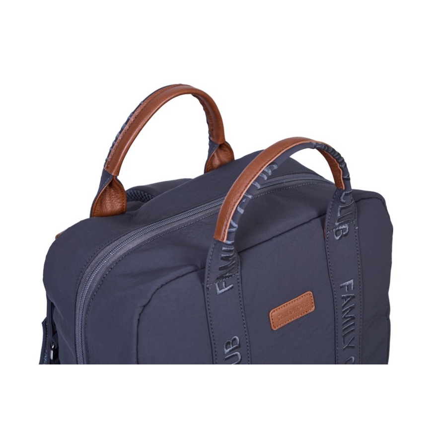 Rucsac de înfășat Childhome FAMILY CLUB SIGNATURE gri