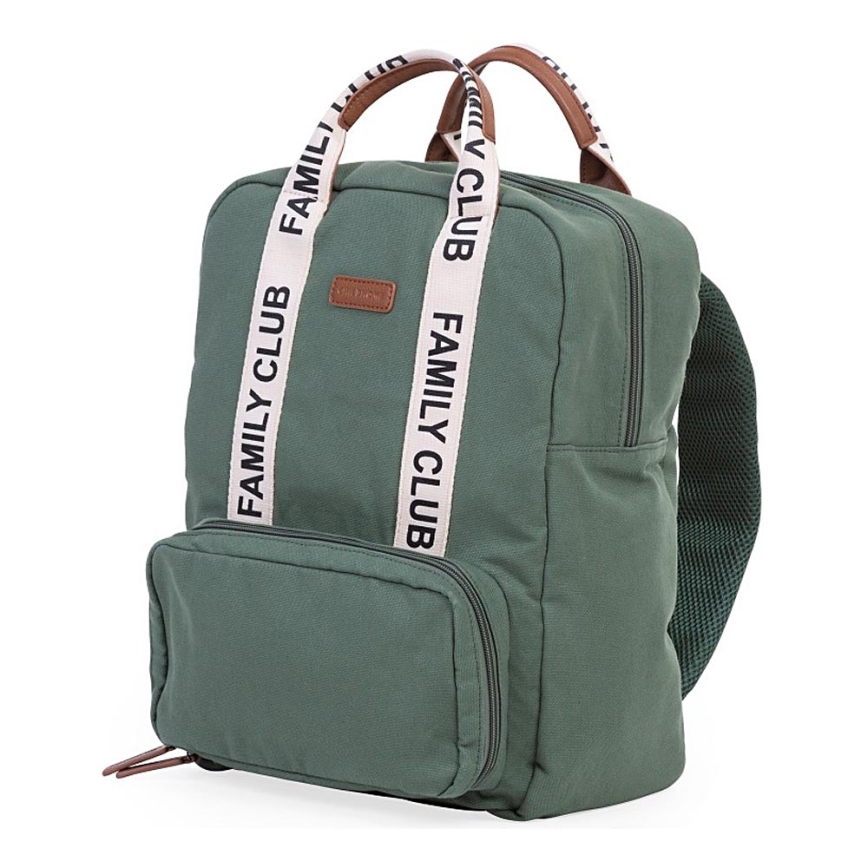 Rucsac de înfășat Childhome FAMILY CLUB verde