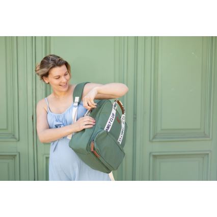 Rucsac de înfășat Childhome FAMILY CLUB verde