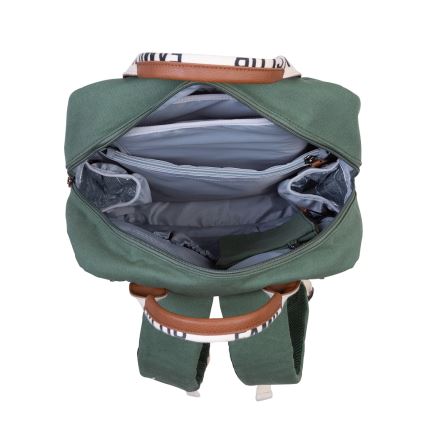 Rucsac de înfășat Childhome FAMILY CLUB verde