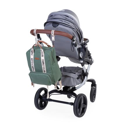 Rucsac de înfășat Childhome FAMILY CLUB verde