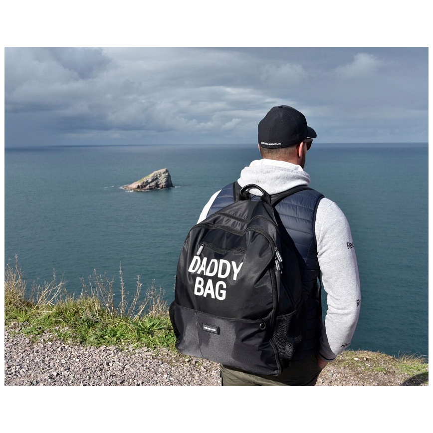 Rucsas de înfășat Childhome DADDY BAG negru
