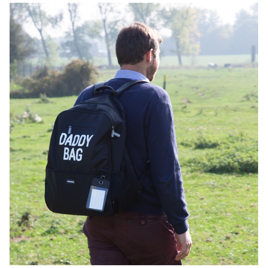 Rucsas de înfășat Childhome DADDY BAG negru