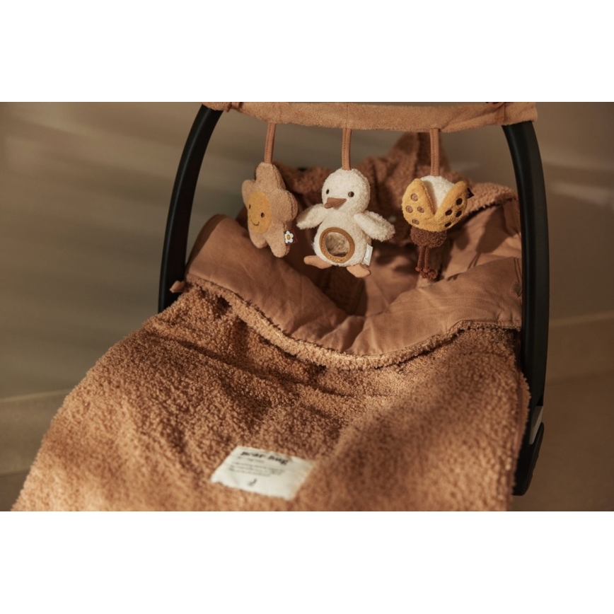 Sac pentru scaun auto BOUCLE 42x82 cm Boucle Biscuit Jollein