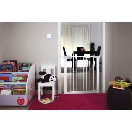 Safety 1st - Barieră de siguranță AUTO CLOSE albă