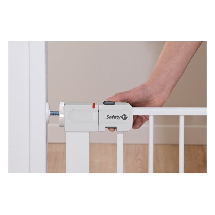 Safety 1st - Barieră de siguranță AUTO CLOSE albă
