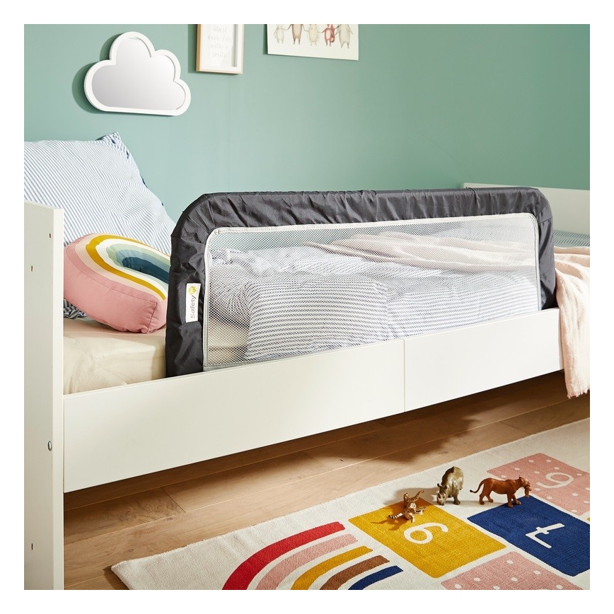 Safety 1st - Barieră de siguranță pentru pat, de călătorie, neagră