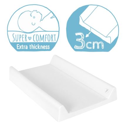 Saltea bilaterală pentru înfășat cu placă fixă COMFORT 50x70 cm gri CebaBaby